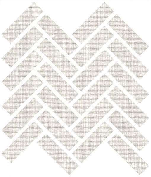 Мозаика Sant Agostino Tailorart Spina Light CSASPTLI30, цвет белый, поверхность матовая, квадрат, 300x300