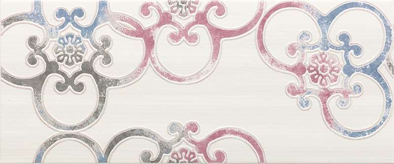 Декоративные элементы Paul Skyfall Inserto Secrets White, цвет разноцветный, поверхность глянцевая, прямоугольник, 250x600