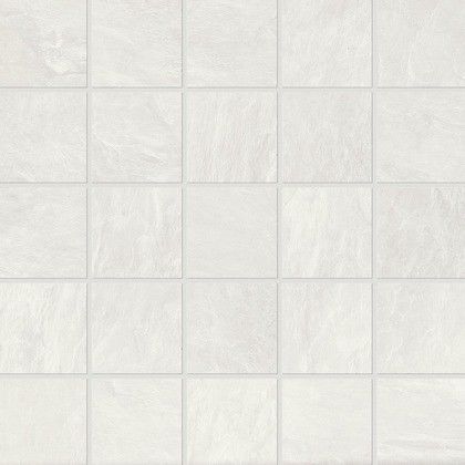 Мозаика Piemme Ardesia Mosaico Bianco Ret. 00754, цвет белый, поверхность матовая, квадрат, 300x300