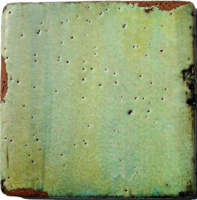 Керамическая плитка Eco Ceramica I Vetri Antichi Ramina, цвет зелёный, поверхность глянцевая, квадрат, 200x200