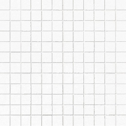 Мозаика Kronos Trellis White Mosaic 7234, цвет белый, поверхность матовая, квадрат, 300x300