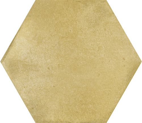 Керамическая плитка La Fabbrica Small Ocher 180051, цвет оранжевый, поверхность матовая, шестиугольник, 107x124