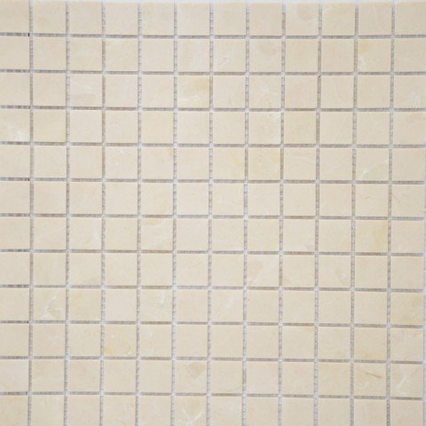 Мозаика Caramelle Mosaic Pietrine Santa Anna Pol 23X23 4mm, цвет бежевый, поверхность полированная, квадрат, 298x298