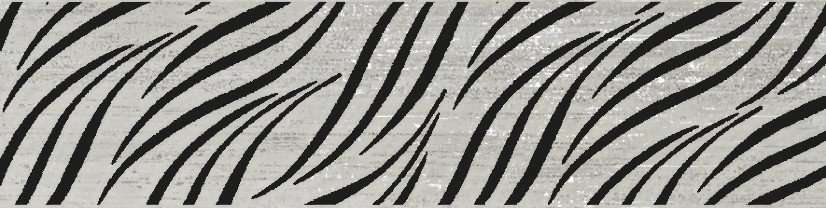 Бордюры Brennero Lacche Wild Grigio, цвет чёрно-белый, поверхность лаппатированная, прямоугольник, 150x600