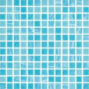 Мозаика JNJ Mosaic Интерьерные Cмеси 200x200 V-5003 Blue Sky, цвет бирюзовый, поверхность глянцевая, квадрат, 200x200