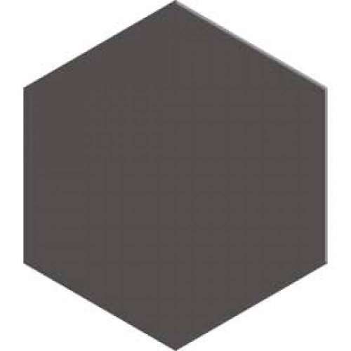 Керамическая плитка DNA Bee Graphite, цвет чёрный тёмный, поверхность матовая, шестиугольник, 100x115
