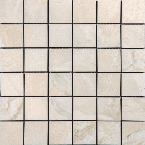 Мозаика Ceracasa Mosaico Dolomite Bone, цвет белый, поверхность матовая, квадрат, 300x300