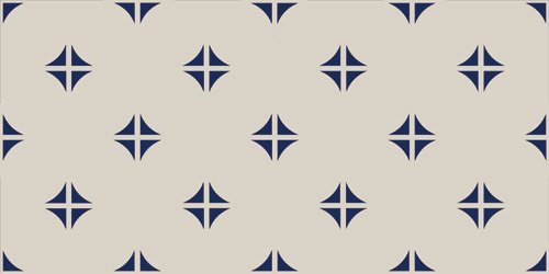 Декоративные элементы Vives Rivoli Reully Marino, цвет синий, поверхность глянцевая, кабанчик, 100x200