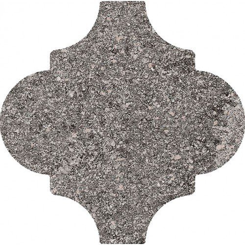 Декоративные элементы Vives Aston Provenzal Shorne Basalto, цвет серый, поверхность матовая, арабеска, 200x200