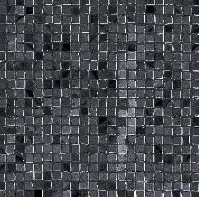 Мозаика Fap Roma Grafite Micromosaico fLYQ, цвет чёрный, поверхность матовая, квадрат, 300x300