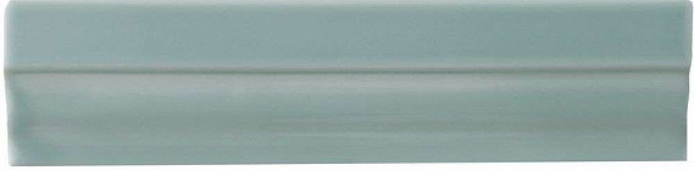 Бордюры Adex ADNE5624 Cornisa Clasica Sea Green, цвет зелёный, поверхность глянцевая, прямоугольник, 35x150