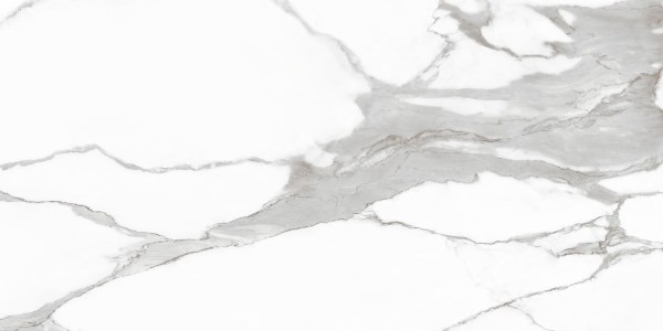 Керамогранит Baldocer Calcutta Gloss, цвет белый серый, поверхность полированная, прямоугольник, 600x1200