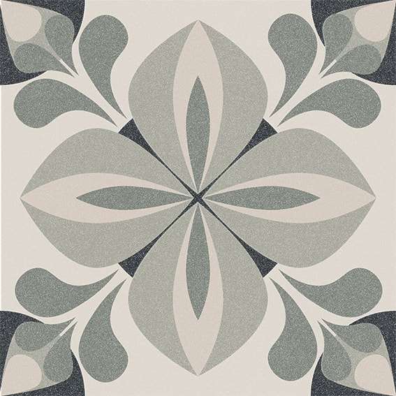Керамогранит Vives Bali Muaya, цвет серый, поверхность матовая, квадрат, 200x200