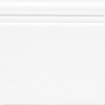 Бордюры Grazia Boiserie Zoccolo Bianco Matt. ZO01, цвет белый, поверхность матовая, квадрат, 200x200