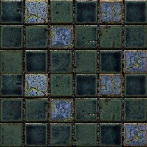 Мозаика Gaudi Vint-32(4), цвет разноцветный, поверхность глазурованная, квадрат, 280x280