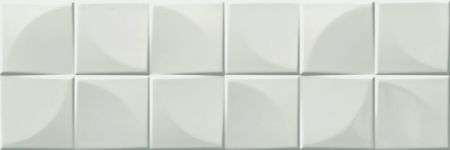 Керамическая плитка Ceramika Color Struktury 3D Quadra Grey, цвет серый, поверхность 3d (объёмная), прямоугольник, 250x750