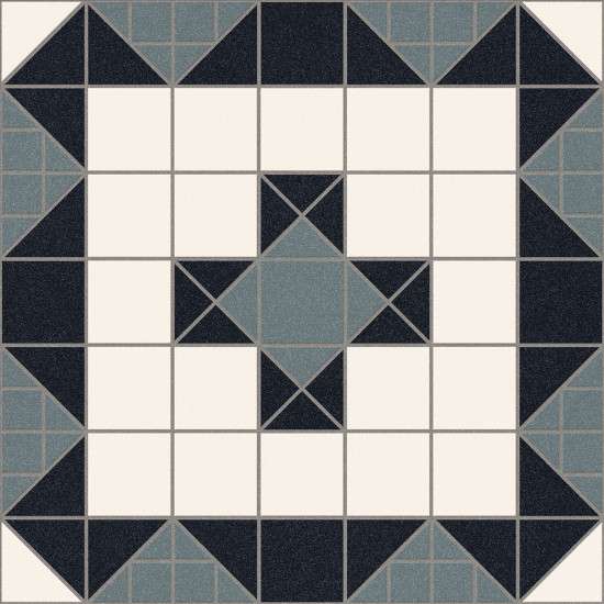 Декоративные элементы Vives Barnet Harrogate R10, цвет разноцветный, поверхность матовая, квадрат, 316x316