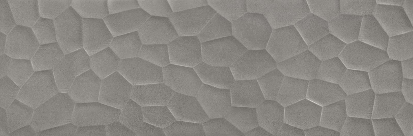Керамическая плитка Ragno Terracruda Piombo Strruttura Arte 3D R6UZ, цвет серый, поверхность матовая 3d (объёмная), прямоугольник, 400x1200