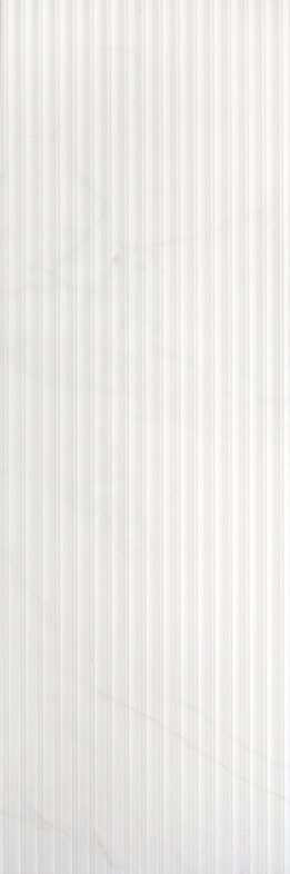 Керамическая плитка Roca Suite Lines Blanco R, цвет белый, поверхность глянцевая, прямоугольник, 300x900