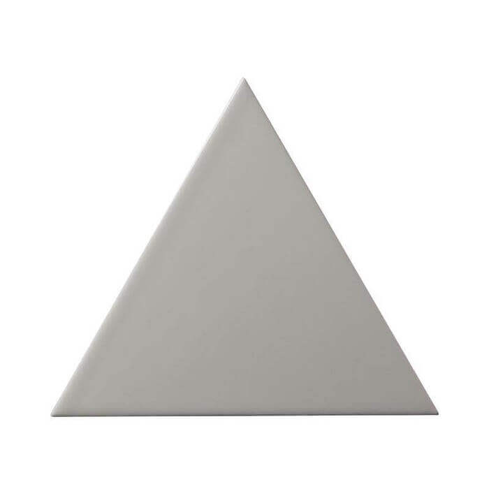 Керамическая плитка Petracers Triangolo Fondo Grigio, цвет серый, поверхность глянцевая, квадрат, 170x170x150