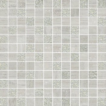 Мозаика Brennero Mosaico Lux Mix Quadretti Grigio, цвет серый, поверхность лаппатированная, квадрат, 300x300