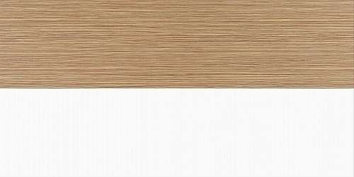 Керамическая плитка Creto Lili Half NRA_P0041, цвет белый коричневый, поверхность матовая, прямоугольник, 300x600