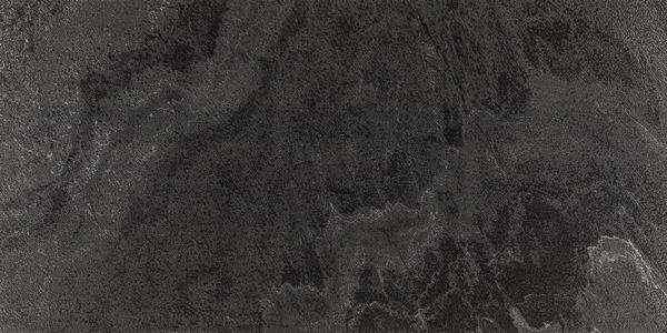 Керамогранит Kutahya Stella Anthracite, цвет чёрный, поверхность матовая, прямоугольник, 600x1200