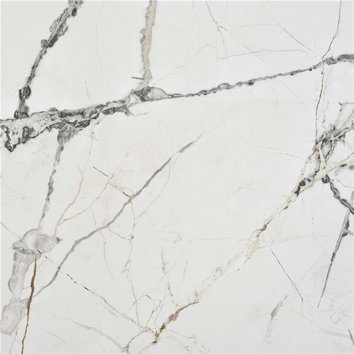 Керамогранит STN Ceramica Lagom White Sat Rect, цвет белый, поверхность сатинированная, квадрат, 600x600