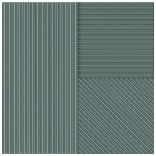 Керамическая плитка Harmony Lins Teal 21021, цвет зелёный, поверхность структурированная, квадрат, 200x200