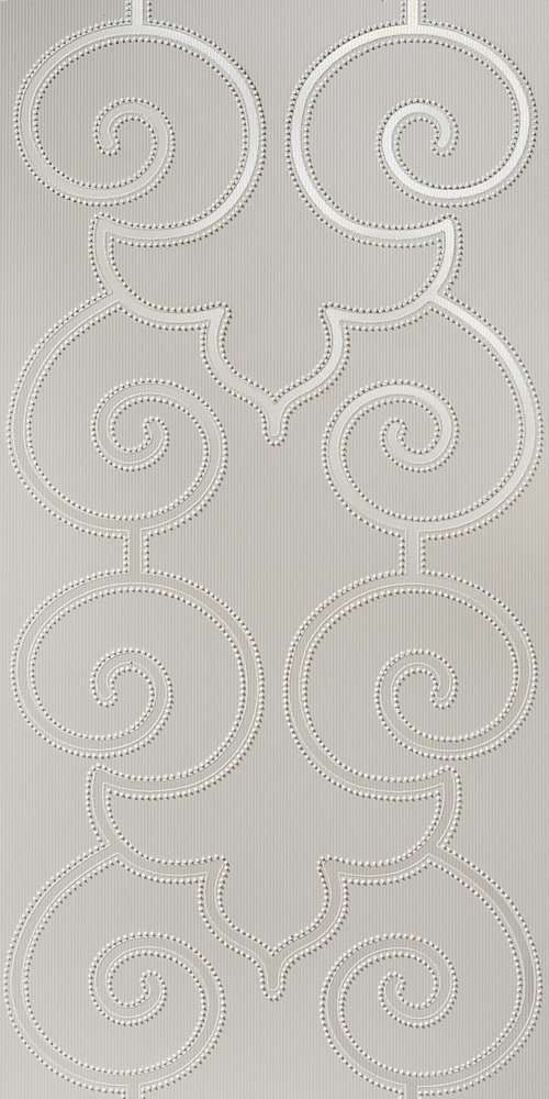 Декоративные элементы Love Tiles Acqua Onda Grigio, цвет серый, поверхность глянцевая, прямоугольник, 310x620