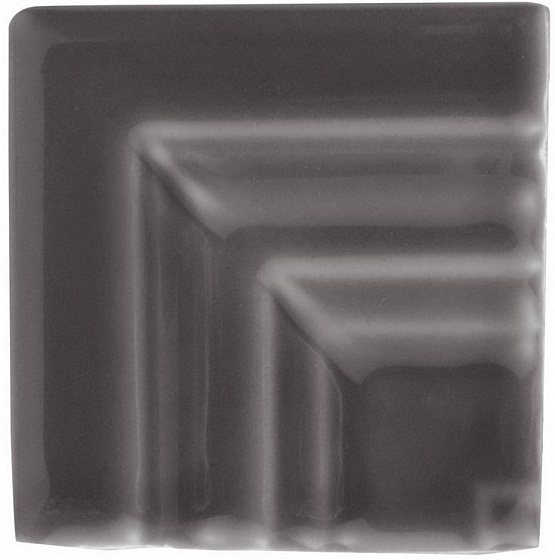 Вставки Adex ADST5303 Angulo Marco Cornisa Timberline, цвет серый, поверхность глянцевая, квадрат, 50x50