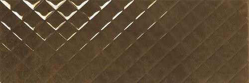 Керамическая плитка APE Meteoris Fence Oxid Rect, цвет коричневый, поверхность глянцевая, прямоугольник, 350x1000