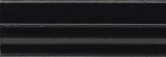 Бордюры Grazia Formae Toro Ebony TOF2, цвет чёрный, поверхность глянцевая, прямоугольник, 65x260