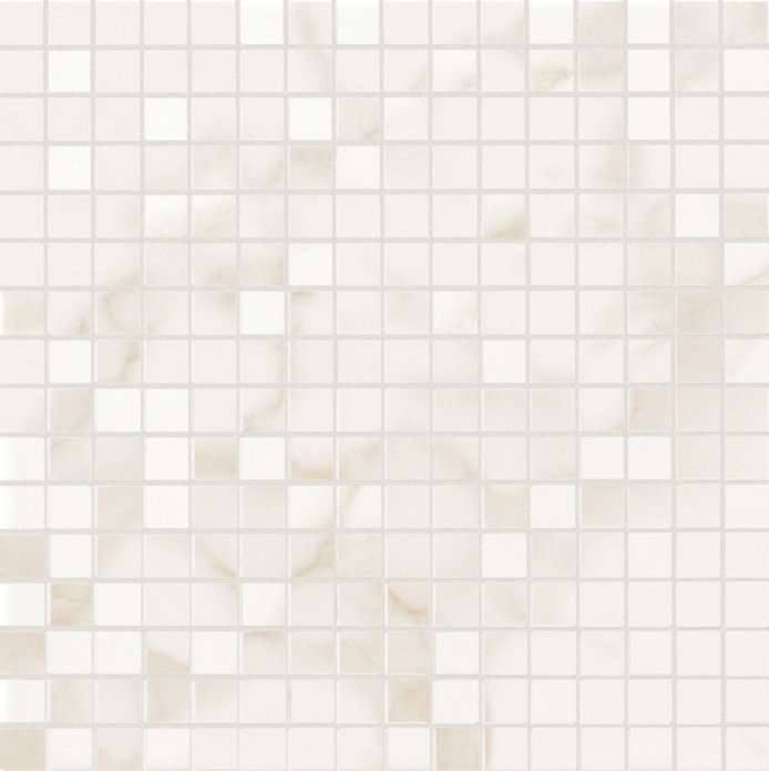 Мозаика Fap Roma Diamond Calacatta Mosaico fNH0, цвет белый, поверхность глянцевая, квадрат, 305x305