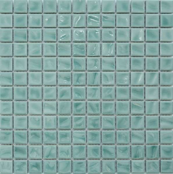 Мозаика NS Mosaic P-535, цвет зелёный, поверхность глянцевая, квадрат, 300x300