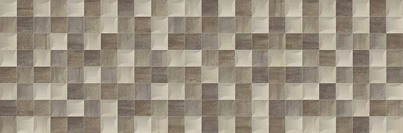 Декоративные элементы Baldocer Vasari Decor Kub Brown, цвет коричневый, поверхность глянцевая, прямоугольник, 280x850