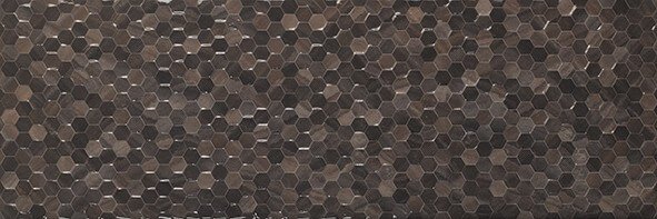 Керамическая плитка Keramex Rev. Honey Black, цвет чёрный, поверхность глянцевая, прямоугольник, 200x600
