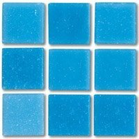 Мозаика JNJ Mosaic Интерьерные Cмеси 200x200 Blue, цвет голубой, поверхность глянцевая, квадрат, 200x200
