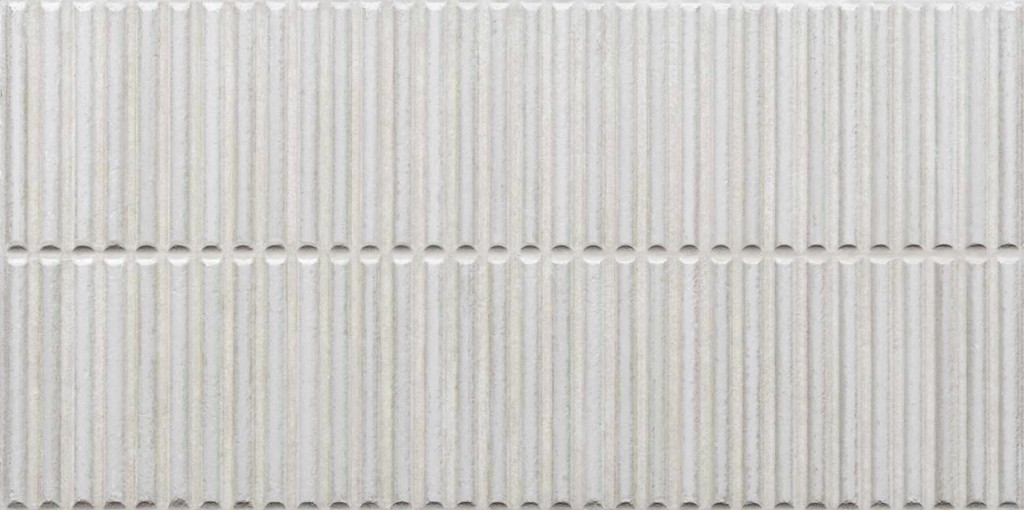 Керамогранит Piemme Homey Stripes White Glossy 5234, цвет белый, поверхность натуральная 3d (объёмная), прямоугольник, 300x600