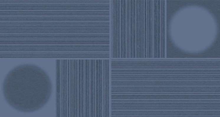 Декоративные элементы Fanal Rev. Nantes Cobalto Relieve, цвет синий, поверхность матовая, прямоугольник, 325x600