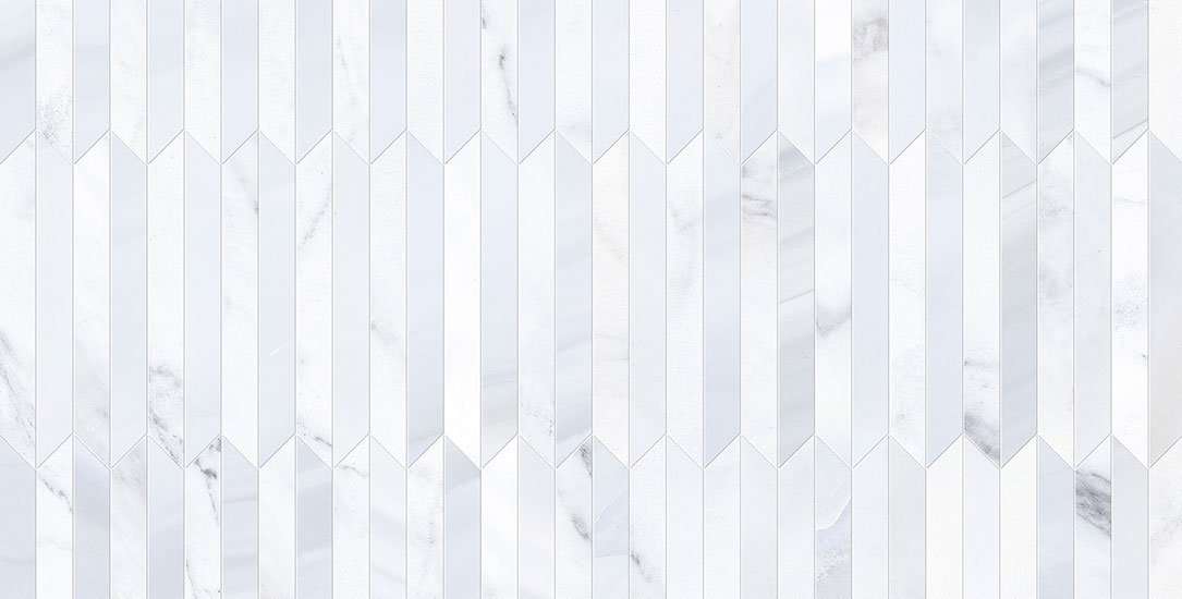 Декоративные элементы Gaya Fores Statuario Deco Abadia Perla Rev., цвет белый, поверхность глянцевая, прямоугольник, 340x670