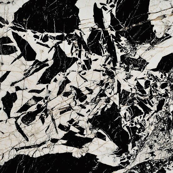 Керамогранит Fioranese Prestige Antique Lev, цвет чёрно-белый, поверхность полированная, квадрат, 740x740