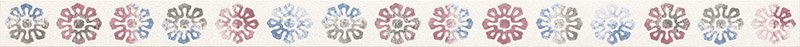 Бордюры Paul Skyfall Listello Secrets White, цвет разноцветный, поверхность глянцевая, прямоугольник, 38x600