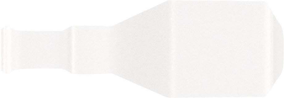 Спецэлементы Grazia Elegance Ang Finale Snow Matt FIAELM01, цвет белый, поверхность матовая, прямоугольник, 22x85