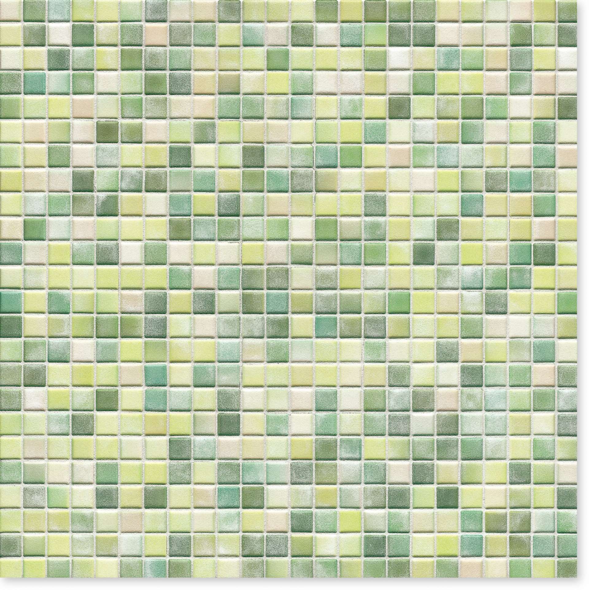 Мозаика Jasba Kauri Aquagr?n-Mix 8754H-44, цвет зелёный, поверхность матовая, квадрат, 316x316