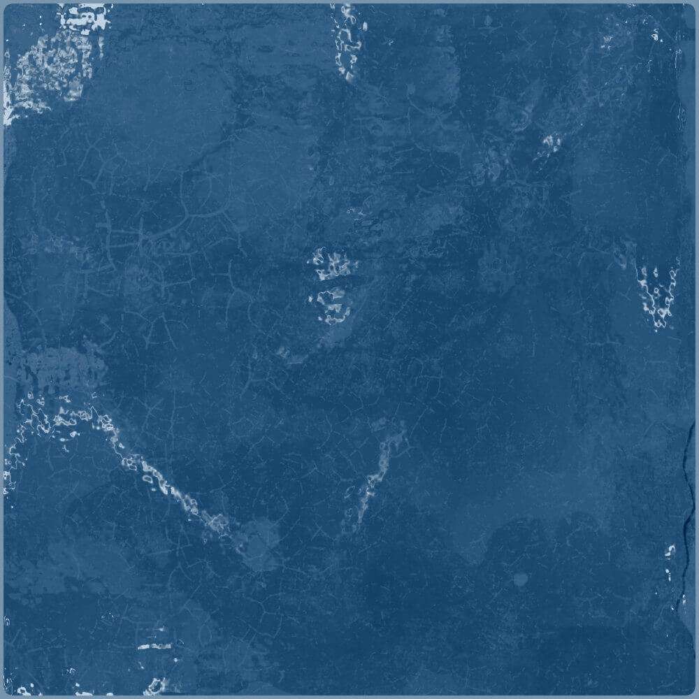 Керамическая плитка Carmen Souk Blue, цвет синий, поверхность глянцевая, квадрат, 130x130