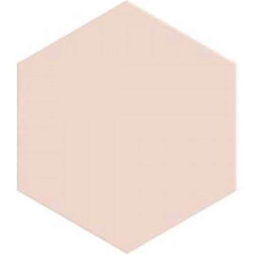 Керамическая плитка DNA Bee Pink, цвет розовый, поверхность матовая, шестиугольник, 100x115