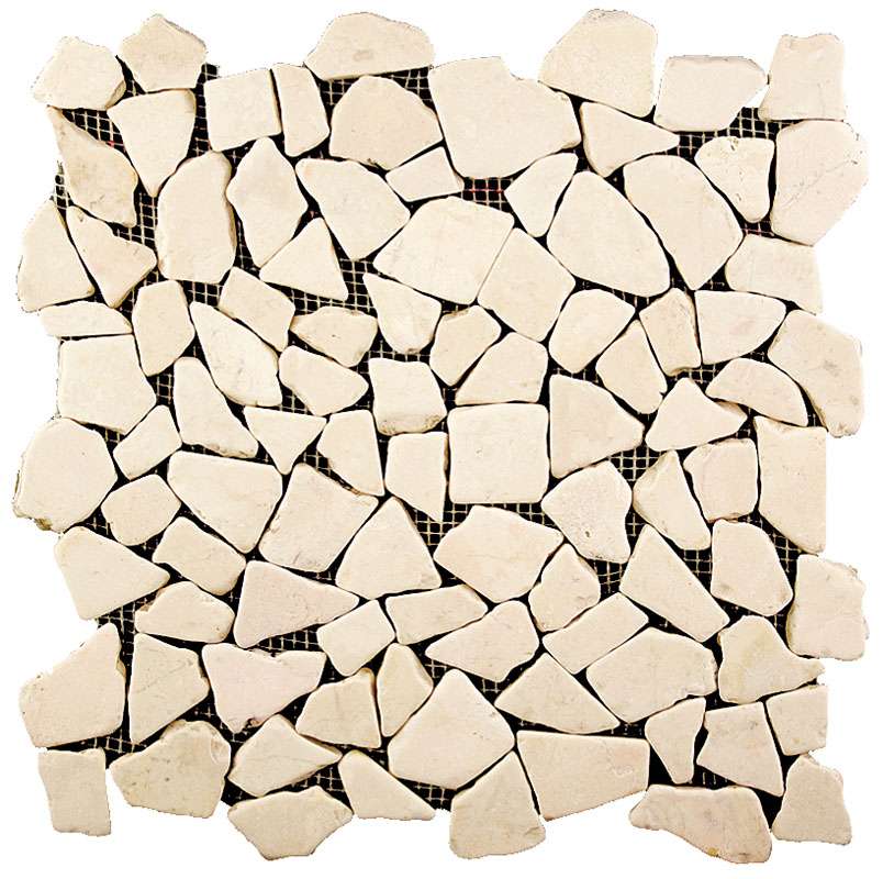 Мозаика Natural Mosaic Paladium Crema Marfil Extra 7M030-ML, цвет бежевый, поверхность матовая, квадрат, 305x305