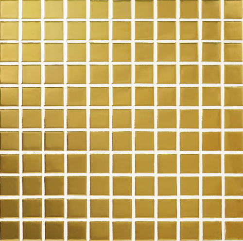 Мозаика Bonaparte Everest Gold, цвет золотой, поверхность глянцевая, квадрат, 303x303
