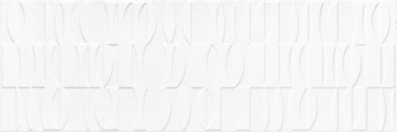 Керамическая плитка Baldocer Mont Blanc Ellips, цвет белый, поверхность матовая, прямоугольник, 300x900